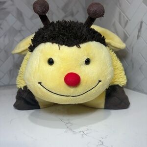 Pillow Pets Bumble Bee Plush Pillow Stuffed Animal Large Yellow Black 2010